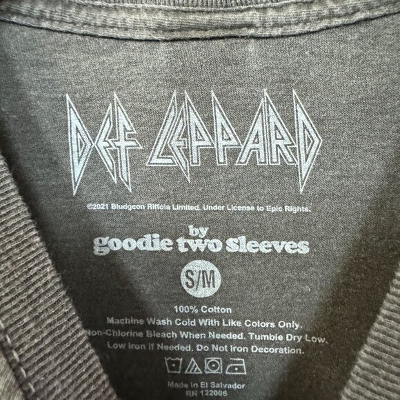 Def Leppard Pyromania Album Cover Art Metal Band Tee S/M - Picture 4 of 4